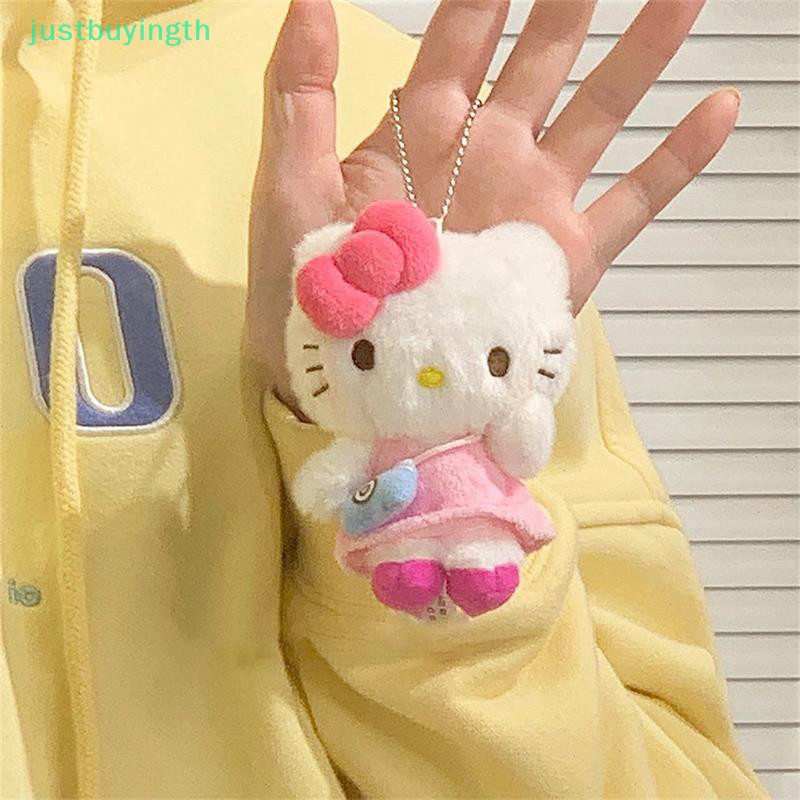 [JBTH] การ์ตูน Sanrio ตุ๊กตาตุ๊กตาของเล่นตุ๊กตาน่ารักหวาน Hello Kitty ตุ๊กตาแขวนเครื่องประดับ KT แมวพวงกุญแจกระเป๋าจี้ Girly ประณีตของขวัญ [JB]