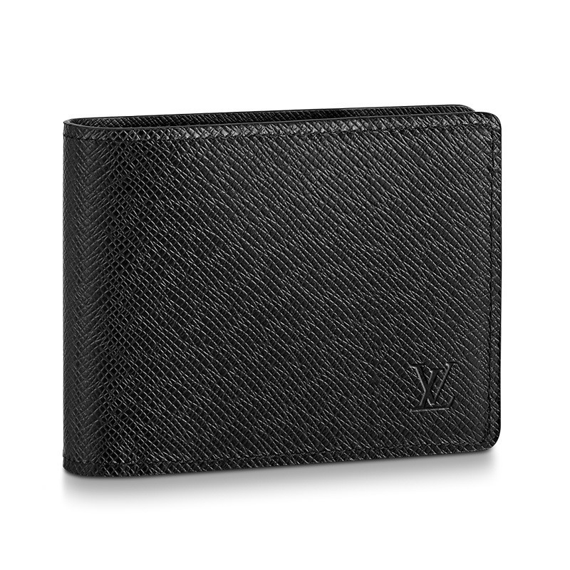 Louis Vuitton/Louis Vuitton New Men's Wallet LV MULTIPLE Leather Short Folding M30531