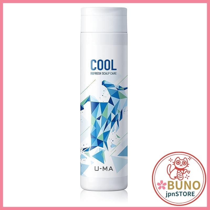U-MA Uoma Shampoo Refreshing Cool Shampoo [AGA specialist × hair diagnosis expert] Ingredient supervision [mint scent] Scalp care Amino acids Horse oil Plant oil Non-silicone Made in Japan 250ml