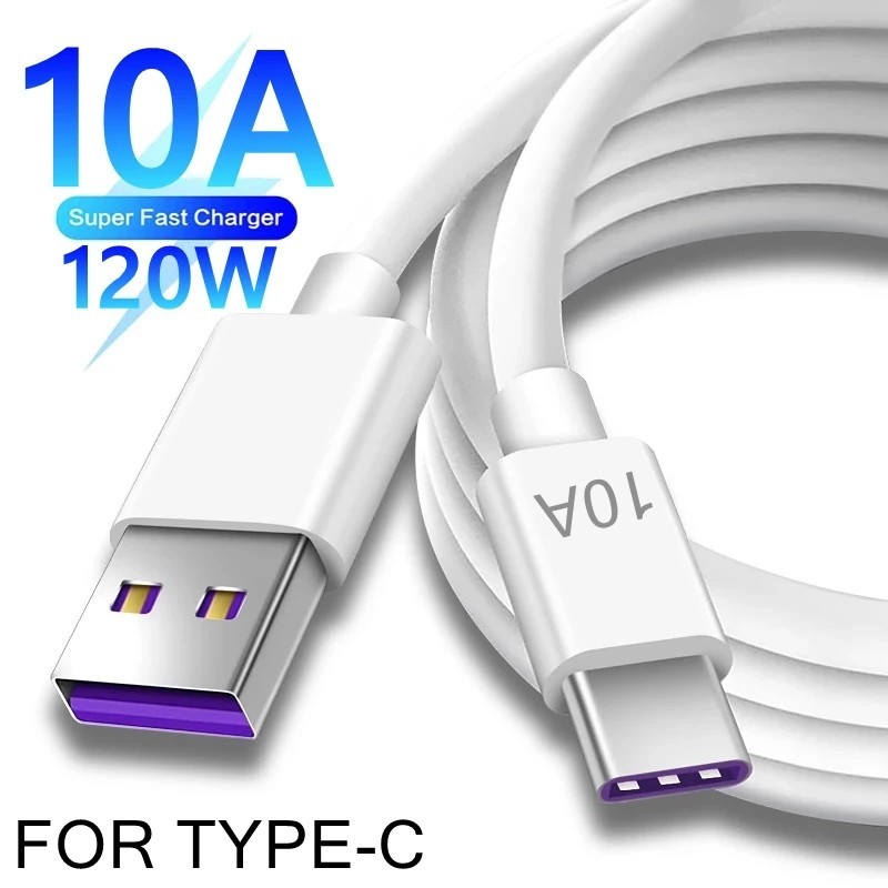 สายชาร์จ USB Type C 10A / 7A / สายชาร์จ USB ถึง Type-C สายถ่ายโอนข้อมูล