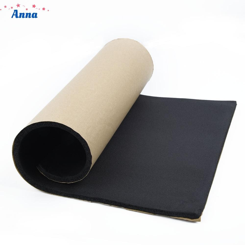 【Anna】Car Insulation Heat Shield Sound Proofing Thermal Mat Self Adhesive Black