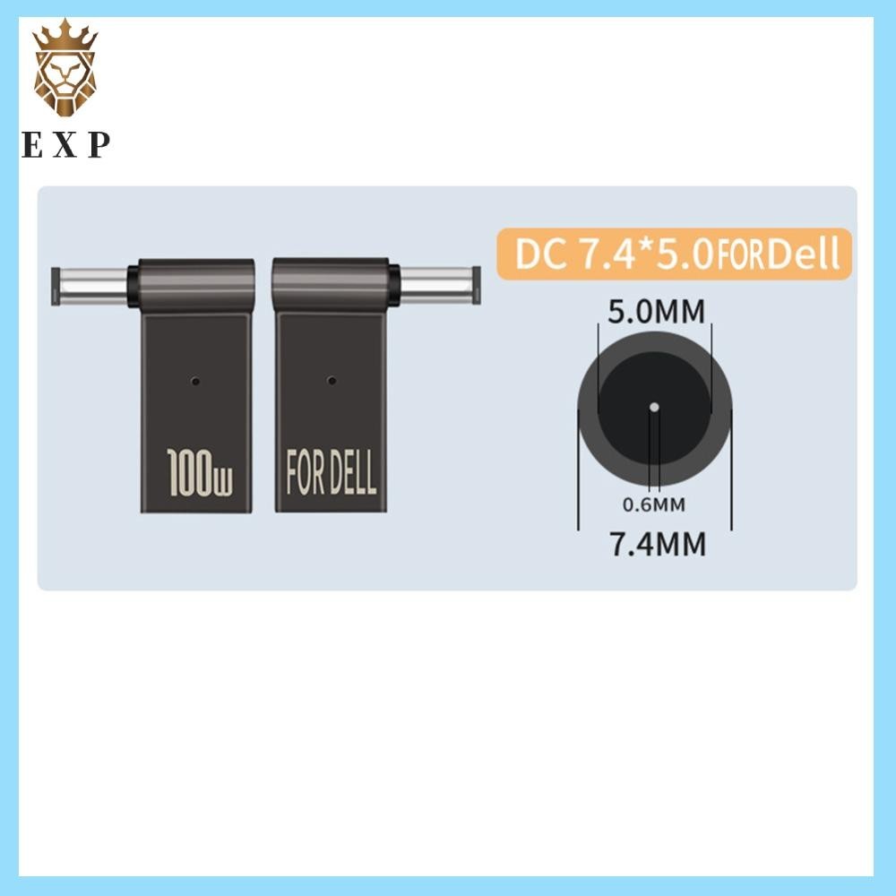 [explosion1.th] Pd 100W แล็ปท็อปอะแดปเตอร์ชาร์จไฟ USB Type-C Female to DC Male Jack Plug