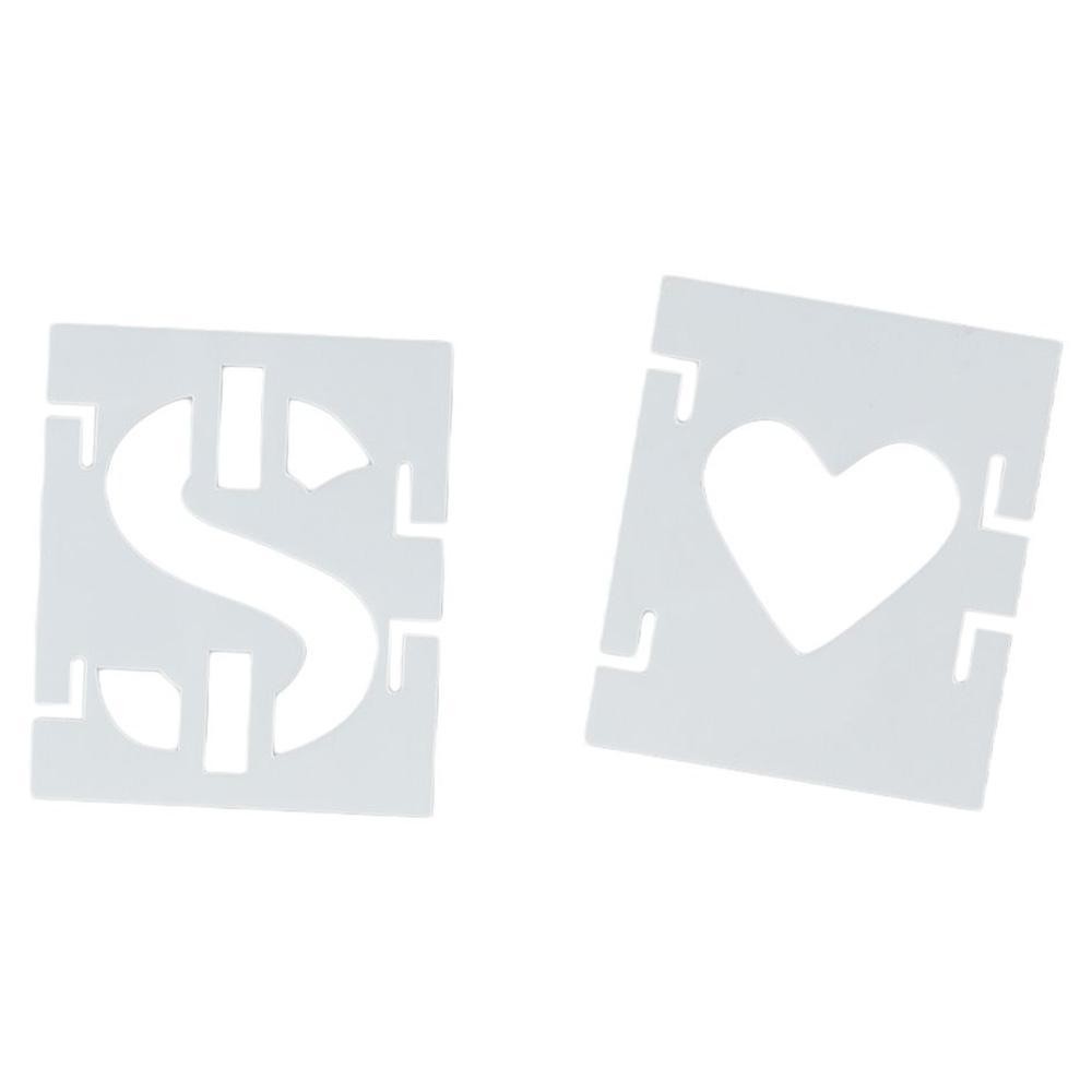 TOBE2 Letter Stencils, 2/3/4/5 นิ้วตัวอักษรลายฉลุสําหรับภาพวาด,สําหรับตัวเลขไม้ตัวอักษรขนาดใหญ่วาดแม่แบบ DIY craft