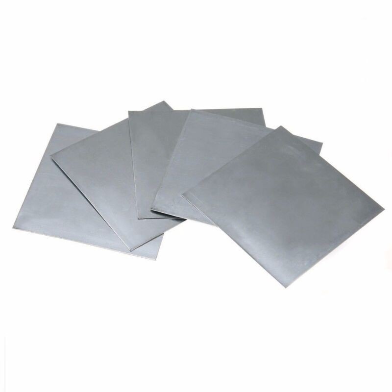 ใหม ่ ความบริสุทธิ ์ สูงสังกะสีแผ ่ นโลหะฟอยล ์ บาง 100x100mm/100x150mm/140x140mm/100x200mm