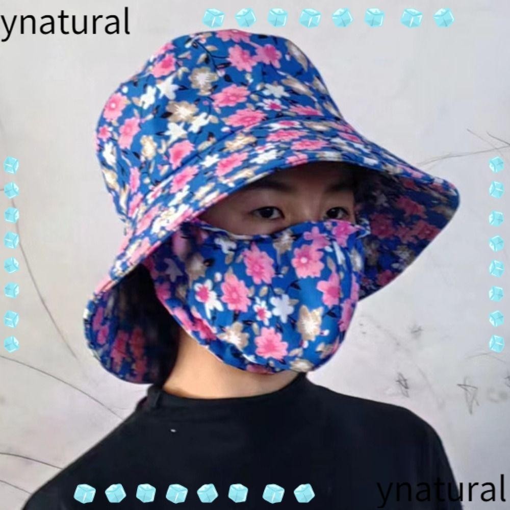 Ynatural Agricultural Work Hat, Dust Hat Hat Tea Picking Cap, With Protect Neck Anti-uv Fisherman Hat