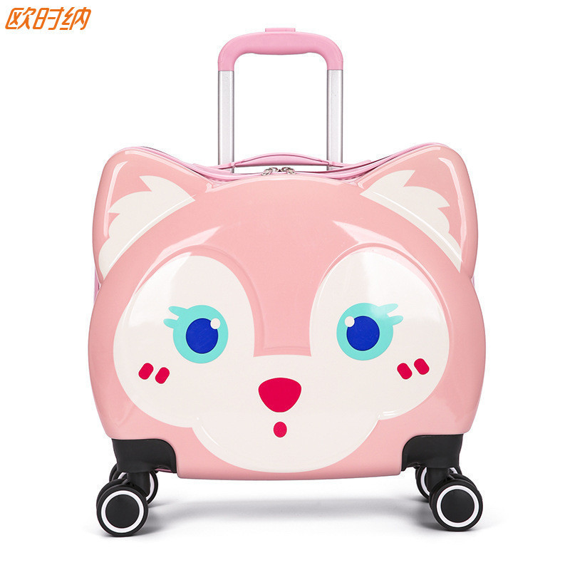 Just STAR เคสรถเข ็ นเด ็ กลายการ ์ ตูนน ่ ารักความจุขนาดใหญ ่ นักเรียนกระเป ๋ าเดินทางล ้ อสากลกระเป ๋ าเดินทาง