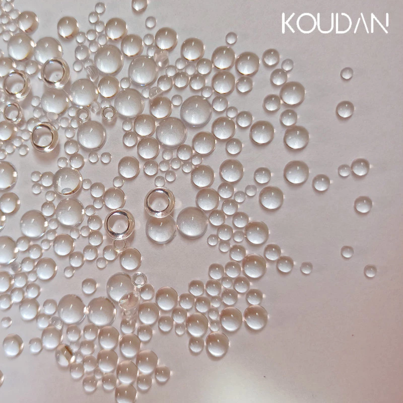 เล ็ บอุปกรณ ์ ตกแต ่ งเล ็ บแก ้ วคริสตัลรอบหยดน ้ ําโปร ่ งใส Dewdrops DIY ขนาดผสม KOUDAN