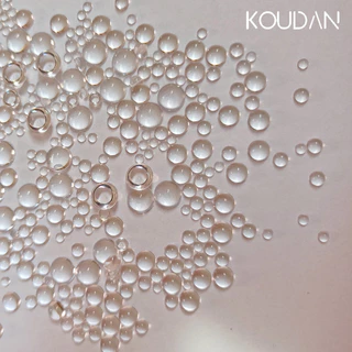 เล ็ บอุปกรณ ์ ตกแต ่ งเล ็ บแก ้ วคริสตัลรอบหยดน ้ ําโปร ่ งใส Dewdrops DIY ขนาดผสม KOUDAN