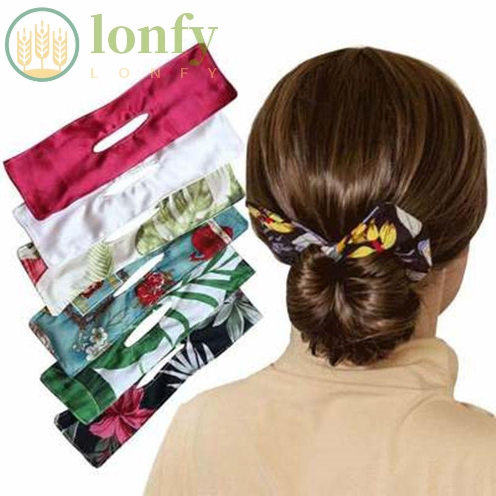 Lonfy Magic Lazy Hair Curler ผู ้ หญิงผม Curler Scrunchies Elegant Scrunchies