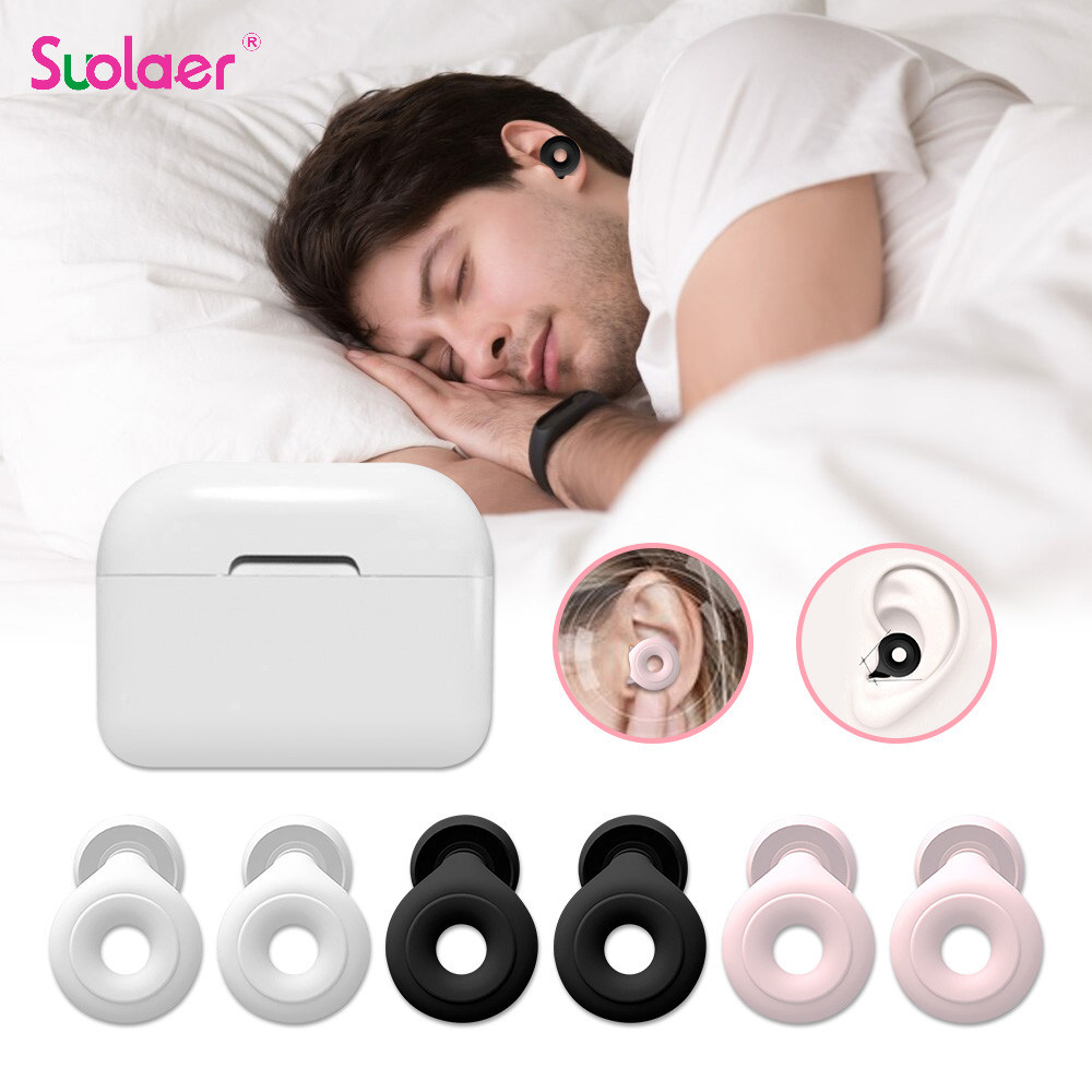 ที ่ อุดหูตัดเสียงรบกวนซิลิโคนนุ ่ มพิเศษลดเสียงรบกวนปลั ๊ กหู Nrr 28db สําหรับทํางานศึกษา Sleeping Reusable Hearing