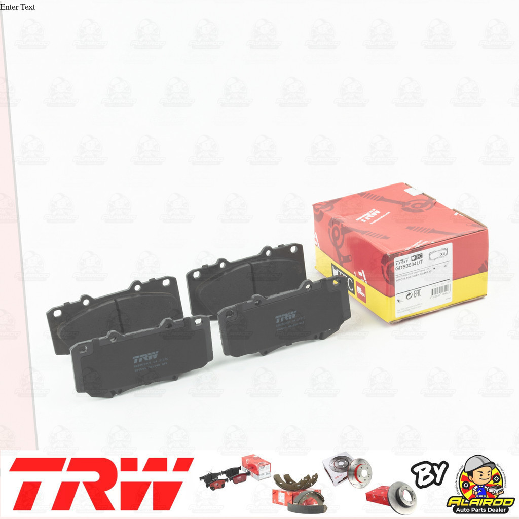 TRW UTEC ผ้าเบรคหน้า REVO Single Cab 4WD , หัวเดี่ยว 4x4 ปี 2015-2019 Toyota GDB 3534 UT รีโว่