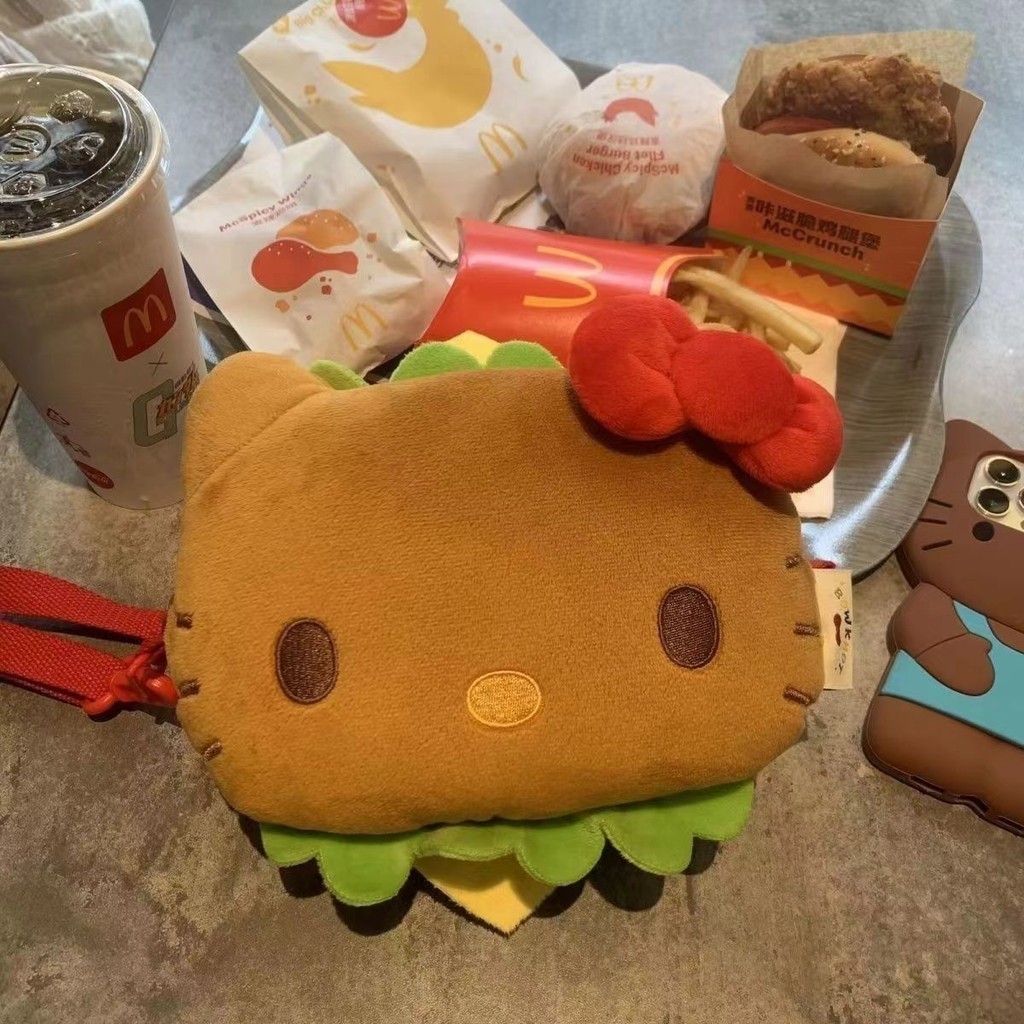 New Burger Bag Hello Kitty Messenger Bag