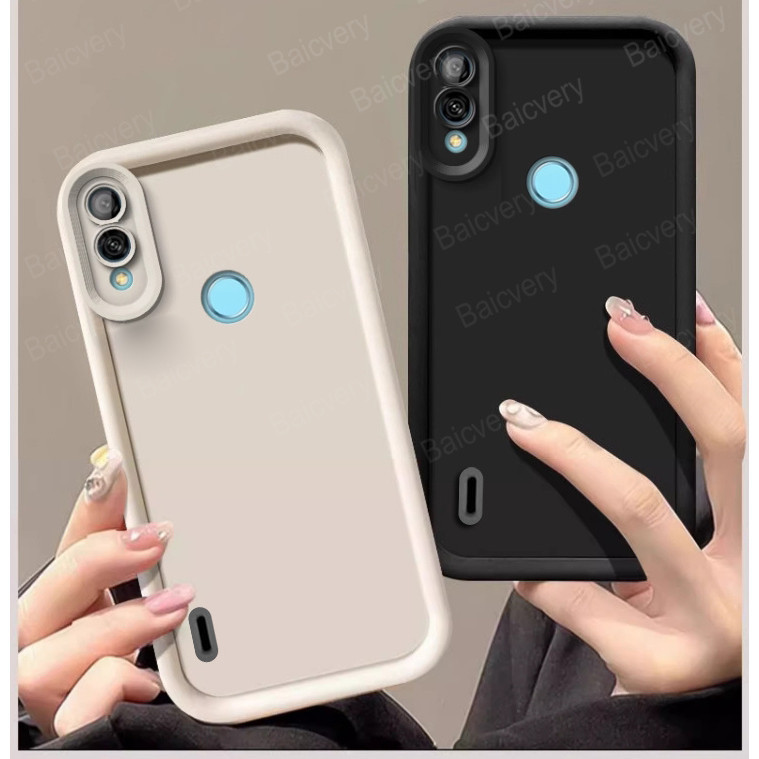 Itel A56 Pro / A56 เคสซิลิโคนเคสโทรศัพท ์ TPU ปกหลังครอบคลุมกล ้ องเลนส ์ กระเป ๋ าป ้ องกัน