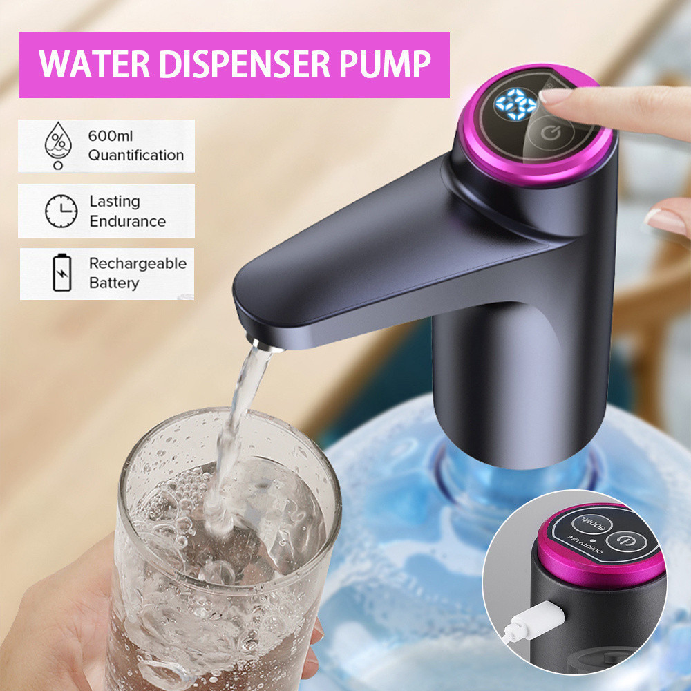 Electric Bottle Spritzer Water Dispenser Water Pump USB Charging Automatic Water Bottle Pump Dispenser Water