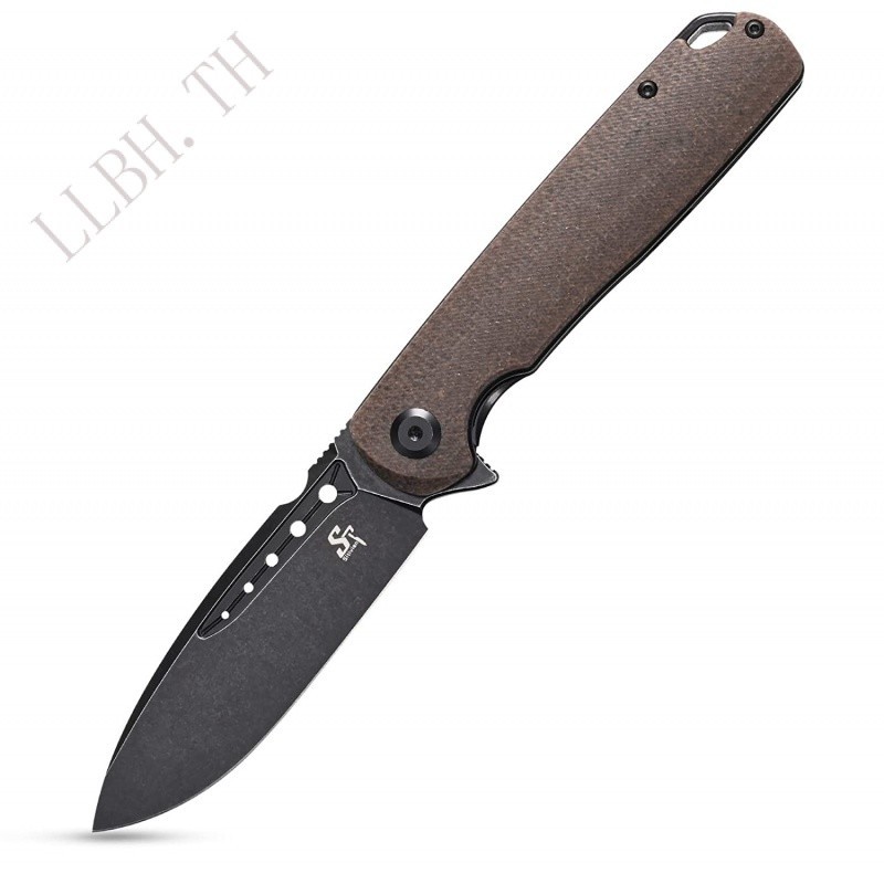 มีดพับ st131, มีดเหล็ก D2นำเข้า, G10 /micarta จับ EDC พับมีดเครื่องมือ