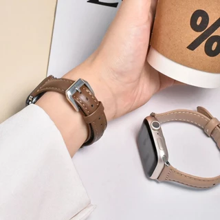Nistart หนังระบายอากาศ smart Watch สําหรับ Apple Watch 49/44/40/42 มม.41 มม.45 มม.38 มม.,ใหม่ slim หนังผู้หญิงสร้อยข้อมือเหมาะสําหรับ iWatch Ultra2 ultra 9 8 7 6 5 SE 4 3 2 1