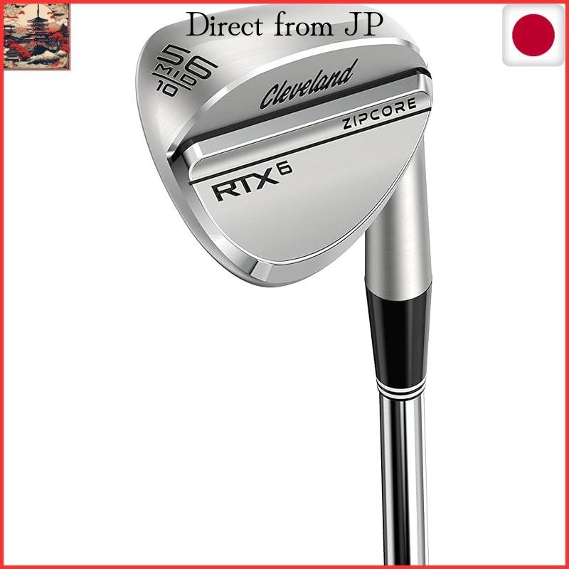 DUNLOP Cleveland Golf RTX6 ZIPCORE Tour Satin 58(Low)6 Wedge with Dynamic Gold Shaft for men, right-handed. Loft angle: 58 degrees. Flex: S200.