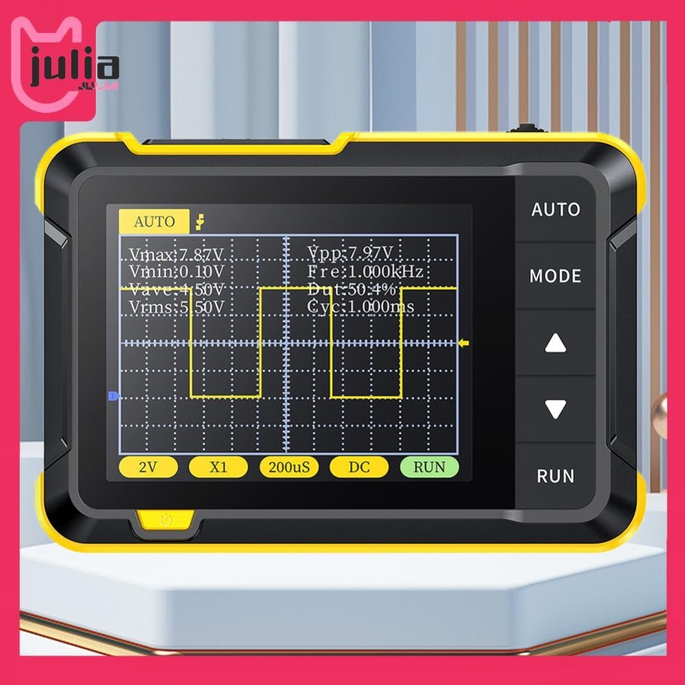 [ Julia1.th ] Digital Oscilloscope 200KHz Bandwidth Electronic Component Tester 800VPP 1000mAh