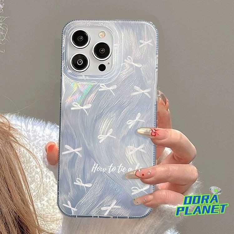 โบว์สีขาวขนาดเล็กพรีเมี่ยม Feather เงินเคสโทรศัพท์เหมาะสําหรับ iPhone 15 14promax 13 12 11 15plus 13mini 7 8 xr xs xsmax 7+ 8+ กันกระแทก Drop-Proof แฟชั่นยอดนิยมกรณี