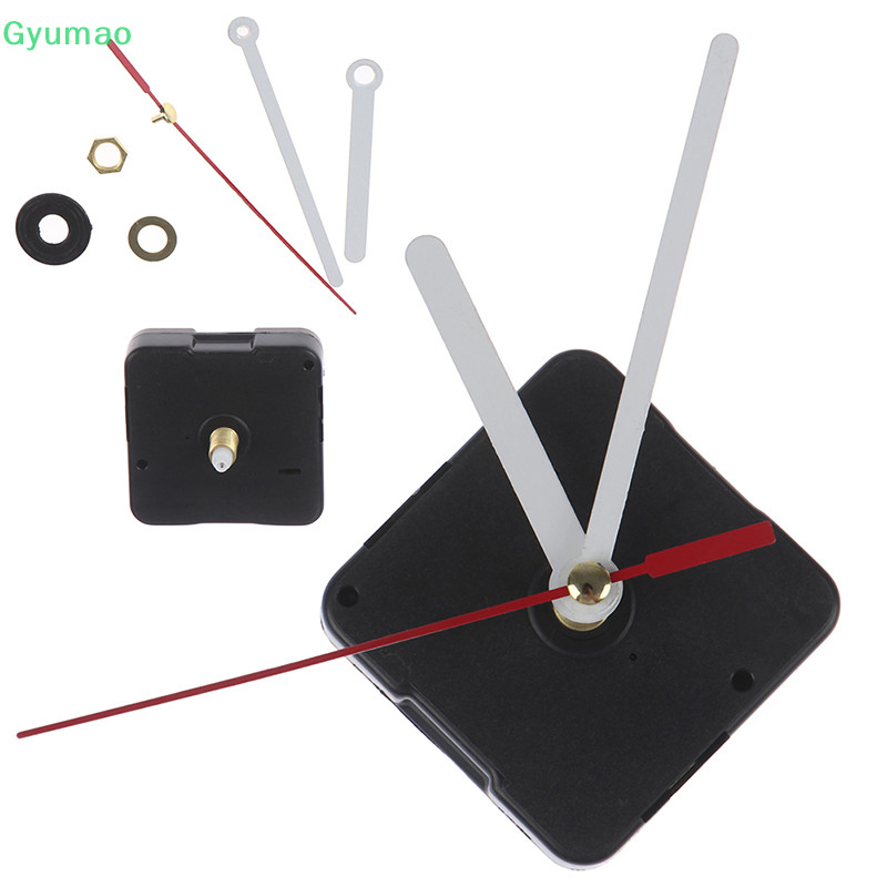[Gyu ] Diy Silent Classic sliver Watch Wall Clock กลไกการเคลื ่ อนไหวอะไหล ่
