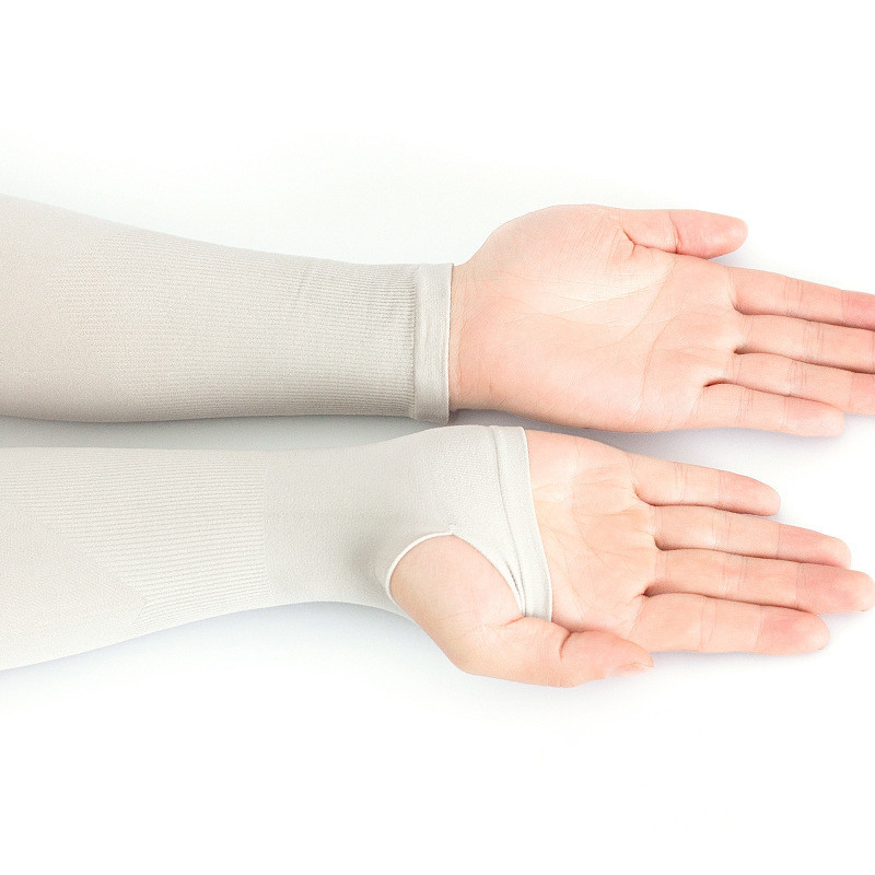 ปลอกผ ้ าไหมน ้ ําแข ็ งฤดูร ้ อนใหม ่ แขนเย ็ นป ้ องกันรังสียูวีแขนแขนแขนแขนแขนแขนนิ ้ ว - รูปที่ 3