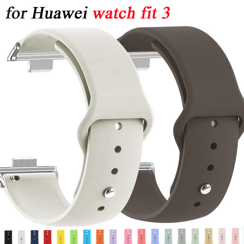 สายนาฬิกาแบบสปอร์ตสําหรับ Huawei Watch Fit 4 3 สายซิลิโคนสร้อยข้อมือสายรัดข้อมือสําหรับนาฬิกา Huawei Fit3 4pro Smartwatch Correa Band สายคล้อง