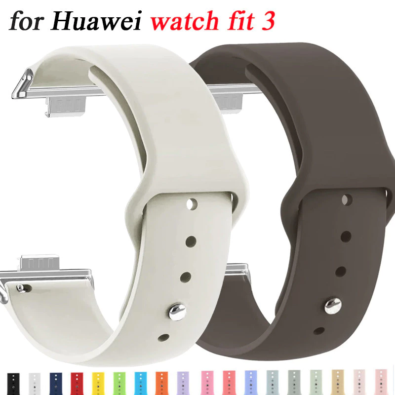 สายนาฬิกาแบบสปอร์ตสําหรับ Huawei Watch Fit 4 3 สายซิลิโคนสร้อยข้อมือสายรัดข้อมือสําหรับนาฬิกา Huawei Fit3 4pro Smartwatch Correa Band สายคล้อง