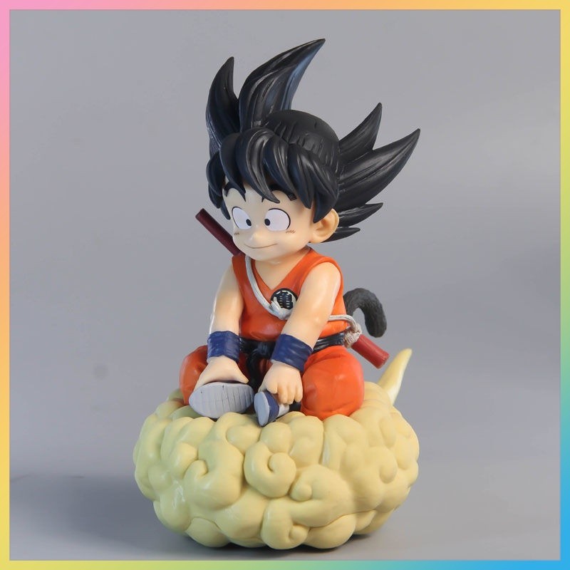 โมเดลฟิกเกอร์ Dragon Ball Cloud Wukong Fascia Fighting Cloud น่ารัก ขนาดเล็ก เหมาะกับของขวัญวันเกิด สําหรับตกแต่งรถยนต์