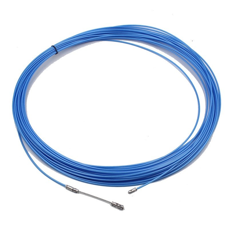 ฟิตเทป ดึงสายไฟ สายเคเบิลแบบหัวมีโรลเลอร์ Fish Tape ลวดร้อยสายในท่อ สลิงดึง(มีสินค้าพร้อมส่ง จัดส่งท