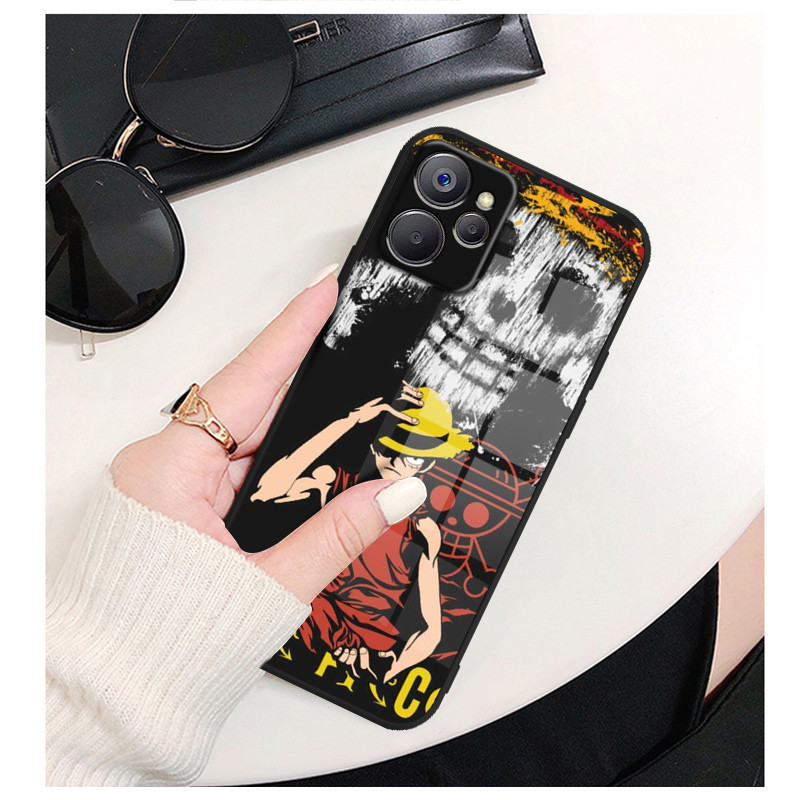 เคสกระจก OPPO realme 10 5g / realme 10t 5g / realme 9i 5g เคสกระจกนิรภัยฮาร์ดฝาหลังขอบซิลิคอนอ่อน ราคา ถูกที่สุด ดีลบีเคเค แกลเลอรีภาพที่ 3