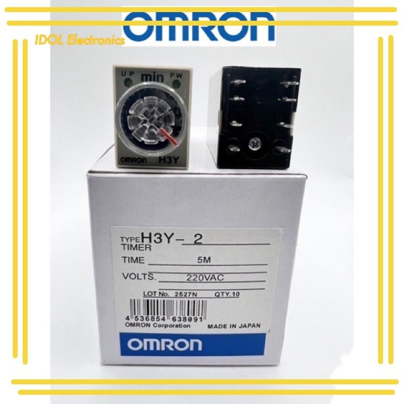 Timer H3Y2 H3Y4 h3y-4 h3y-2 (ราคาไม่รวมซ็อกเก็ต ขา) 12vdc 24vdc 220vac 5s 10s 30s 5m 10m 30m 60m  ทา