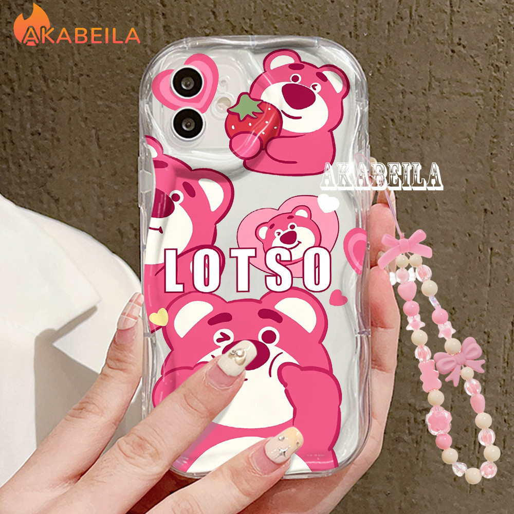 พร้อมสร้อยข้อมือ TPU for เคส Samsung A55 A05s A05 A12 A13 A14 A54 A52 A30 A50 A35 A24 A22 A21s S21 S22 S23 S24 Ultra