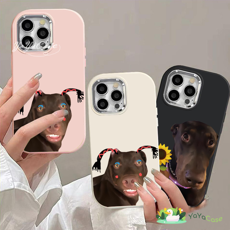 สำหรับ iPhone11 13 Case FOR เคสไอโฟน14 15 12 pro max 6 7 8 14 15 Plus X XR XS Max Beautiful Dog รุ่น ขั้นสูง TPU Softเคส