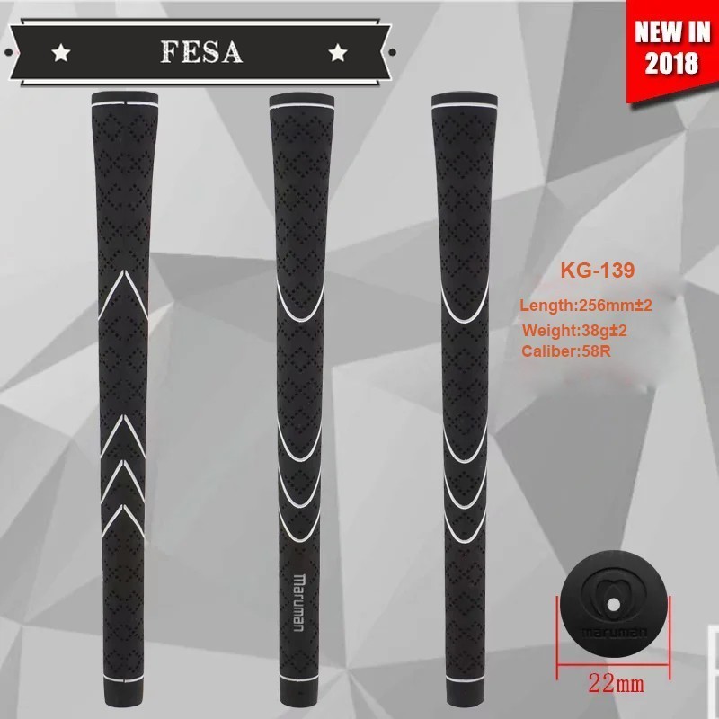 ใหม่ Maruman Silver letter Golf Grips เหล็กไม้เสา Club Grips ยาง 58R 1 ชิ้น/เซ็ต limted แผ่นป้าย