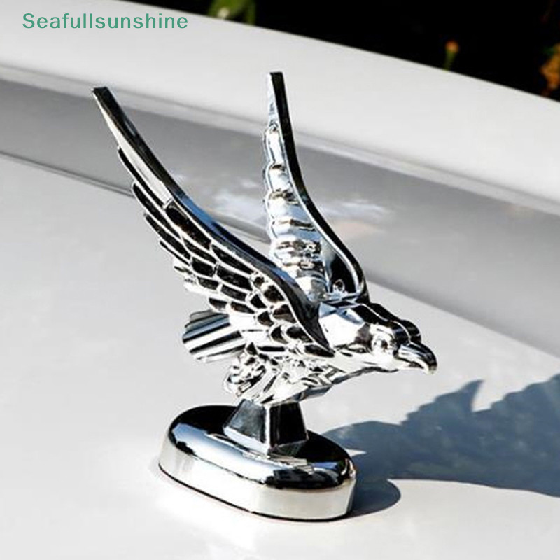 Seaf> ตกแต่งภายนอก 1PC รถ Bonnet ฝากระโปรงหน้า Eagle เครื่องประดับ Badge Auto ฝาครอบด้านหน้า 3D Eagle Emblem อุปกรณ์ตกแต่งรถยนต์ได้ดี
