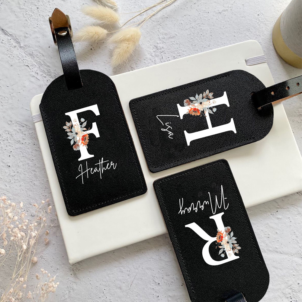 แท็กกระเป๋าเดินทางส่วนบุคคลพร้อมสายคล้องและชื่อ ID Card ของขวัญสําหรับนักเดินทางแท็กกระเป๋าเดินทางที่กําหนดเองสําหรับกระเป๋าเดินทางกระเป๋าถือกระเป๋ากรณี