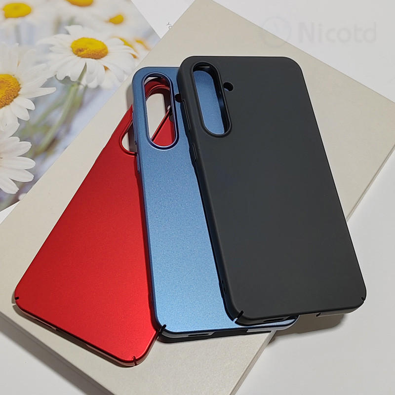 เคสพลาสติกแข็งด้านบางเฉียบสําหรับ Samsung Galaxy A35 A25 A15