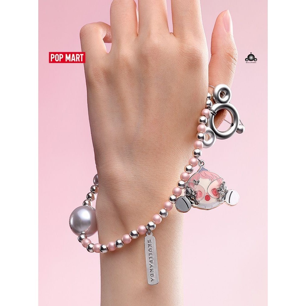 Dfficial POPMART SKULLPANDA Voice Series โซ่โทรศัพท์มือถือ ของขวัญสินค้าน่ารักอินเทรนด์