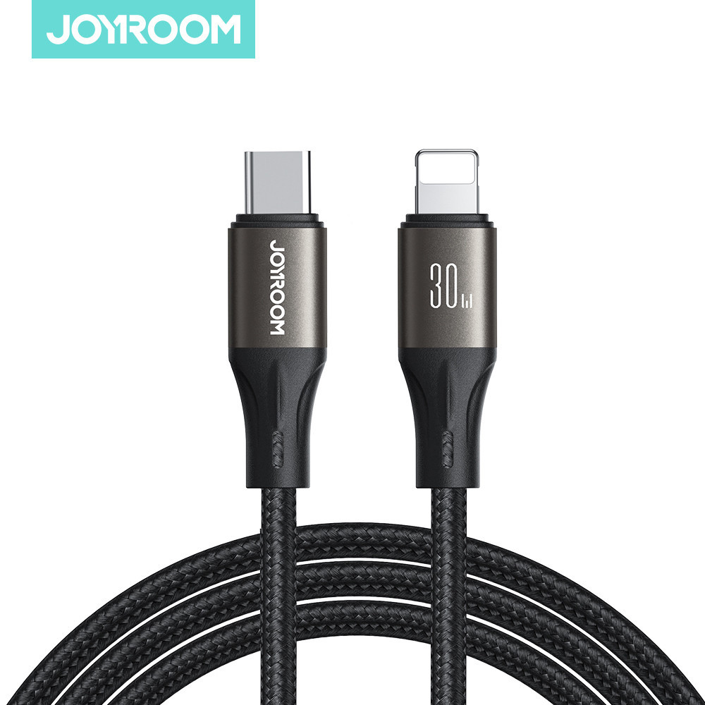 Joyroom รุ่น JR-SA25-CL3 สายชาร์จ 30W Fast charge ชาร์จเร็ว สายยาว 1.2ม. สายไนลอนถัก แข็งแรงทนทาน