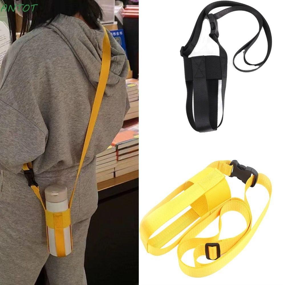 ต่อสู้ ถ้วยแขน,ปรับ เครื่องดื่ม อุปกรณ์เสริมขวดน้ําปก,เดินทางที่มีสายคล้องไหล่กาต้มน้ําอุปกรณ์เสริมขวดถ้วยกระเป๋าผู้ชายผู้หญิง