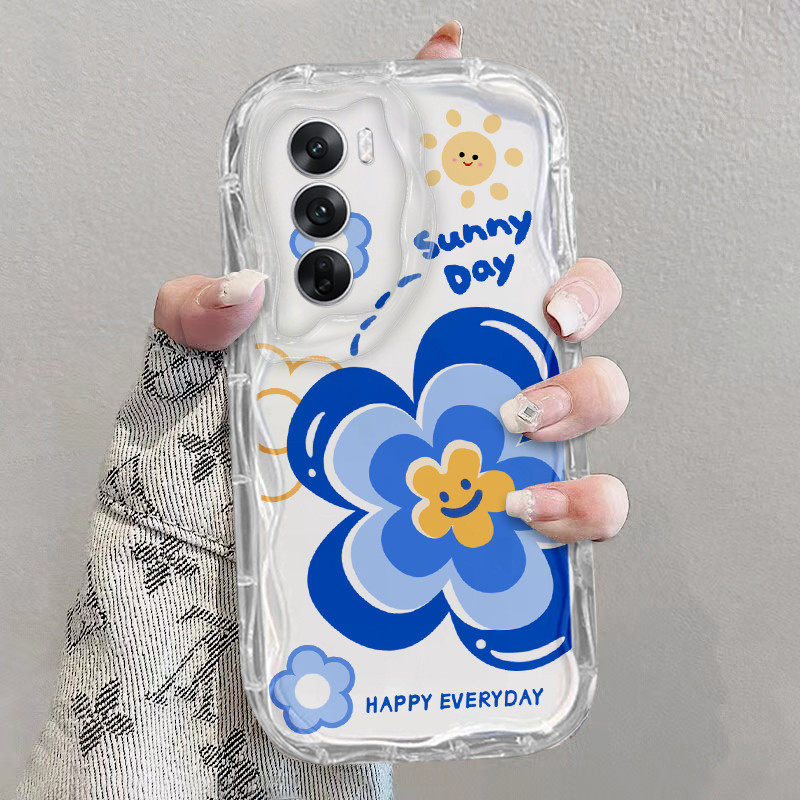 เคส OPPO Reno12 5G Reno 12 PRO 11 10 11F 8 8Z 7Z เคสโทรศัพท์ใส เคสนิ่ม ความรู้สึกสูง หยักแมว ดอกไม้ ใส เคสโทรศัพท์ ราคา ถูกที่สุด ดีลบีเคเค แกลเลอรีภาพที่ 7