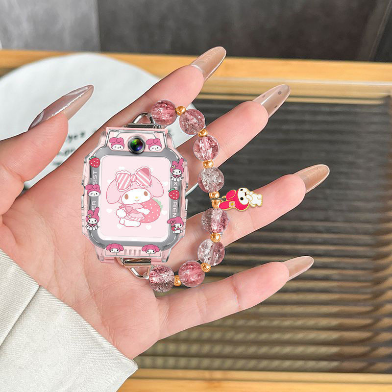 imoo สายซิลิโคน สำหรับ Imoo Z1 Z6 Z7 Z2 Z5 สายนาฬิกา สร้อยข้อมือเชือกลูกปัดการ์ตูน