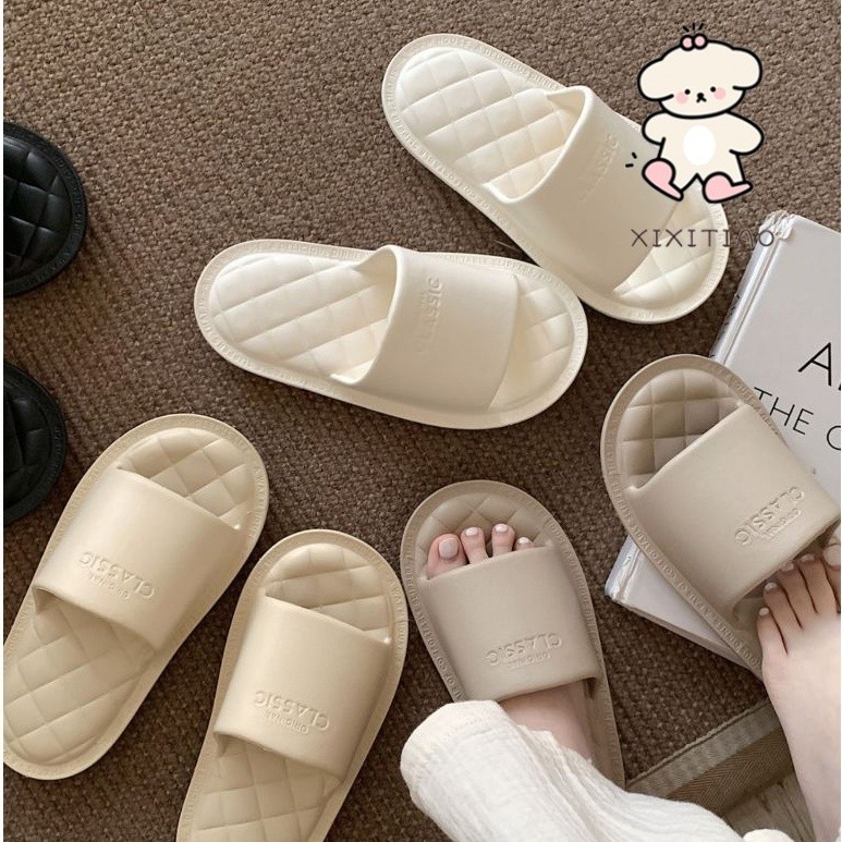 Xixitiao รองเท้าแตะ พื้นนิ่ม น้ําหนักเบา ใส่สบาย เหมาะกับใส่ในบ้าน ห้องน้ํา สําหรับผู้หญิง