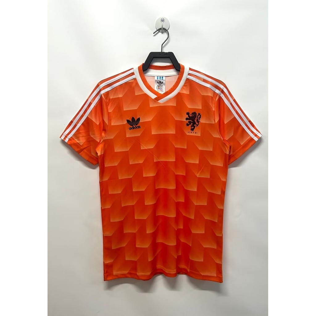 1988 ชุดฝึกซ้อมดัตช์เสื้อฟุตบอลย้อนยุค อ่า.+เสื้อฟุตบอลแขนสั้นคุณภาพสูง