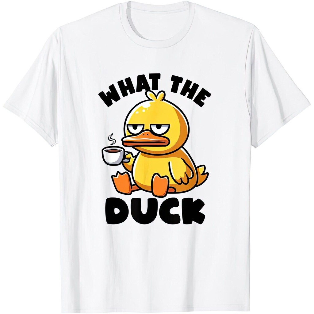 What The Duck Funny I Love Ducks Rubber Ducky Humour T Shirt