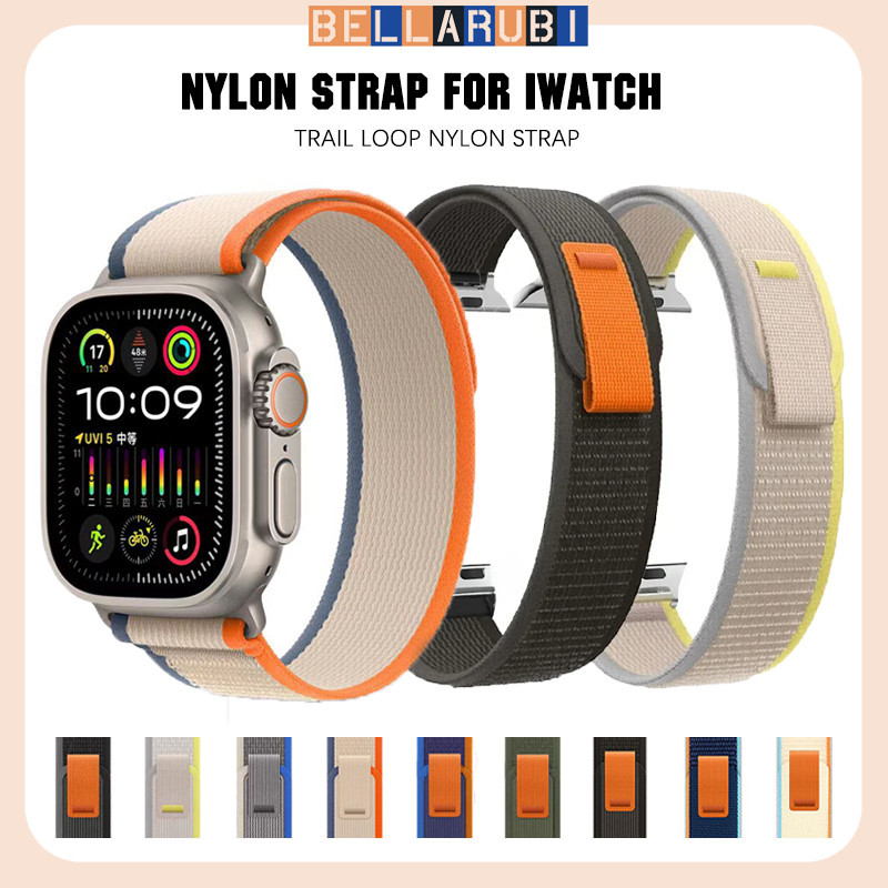 สายไนล่อน Trail Loop for Apple Watch IWatch Series 11 10 9 8 7 6 ULTRA 3 SE 49 มม 46 มม 45 มม 38 มม 40 41 มม 42 มม 44 มม