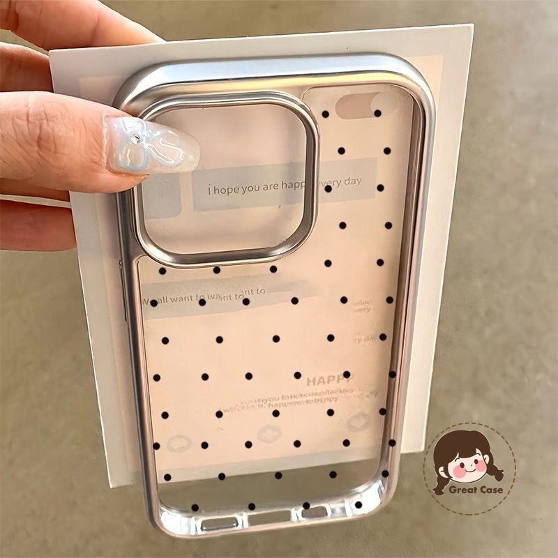 Simple Polka Dot Clearเคสโทรศัพท์สําหรับOPPO A3 Pro 5G A97 A79 A59 5G A58 A58X A78 A57 A77 A36 A76 A