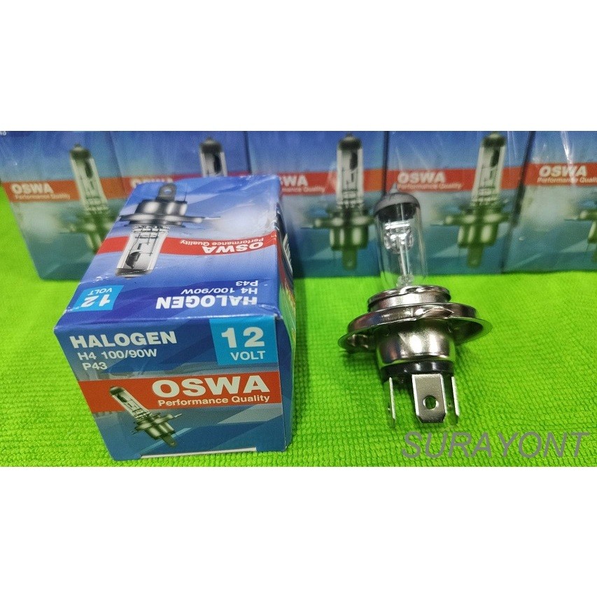 ส่งเร็ว หลอดไฟหน้า H4 12V 24V OSWA
