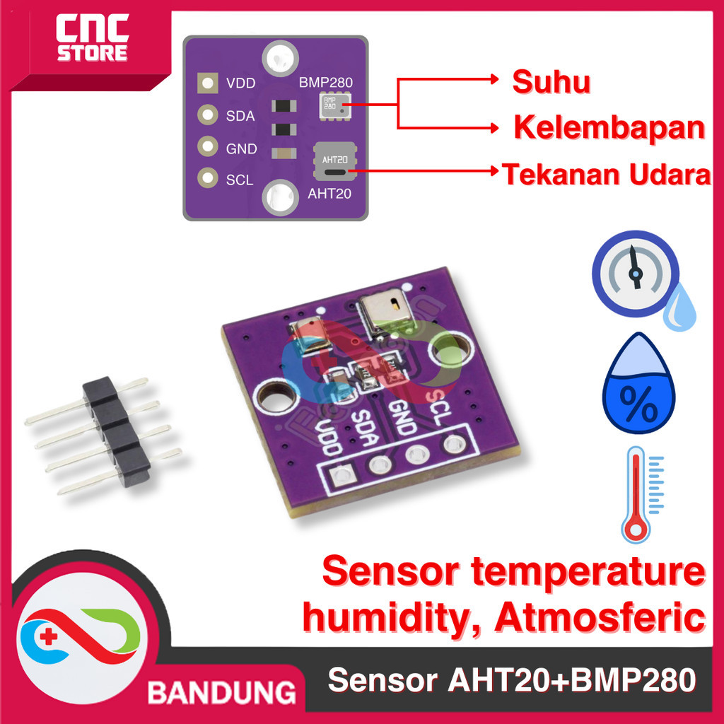 AHT20+BMP280 AHT20 BMP280 TEMPERATURE HUMIDITY เซ็นเซอร์ ATMOSFERIC