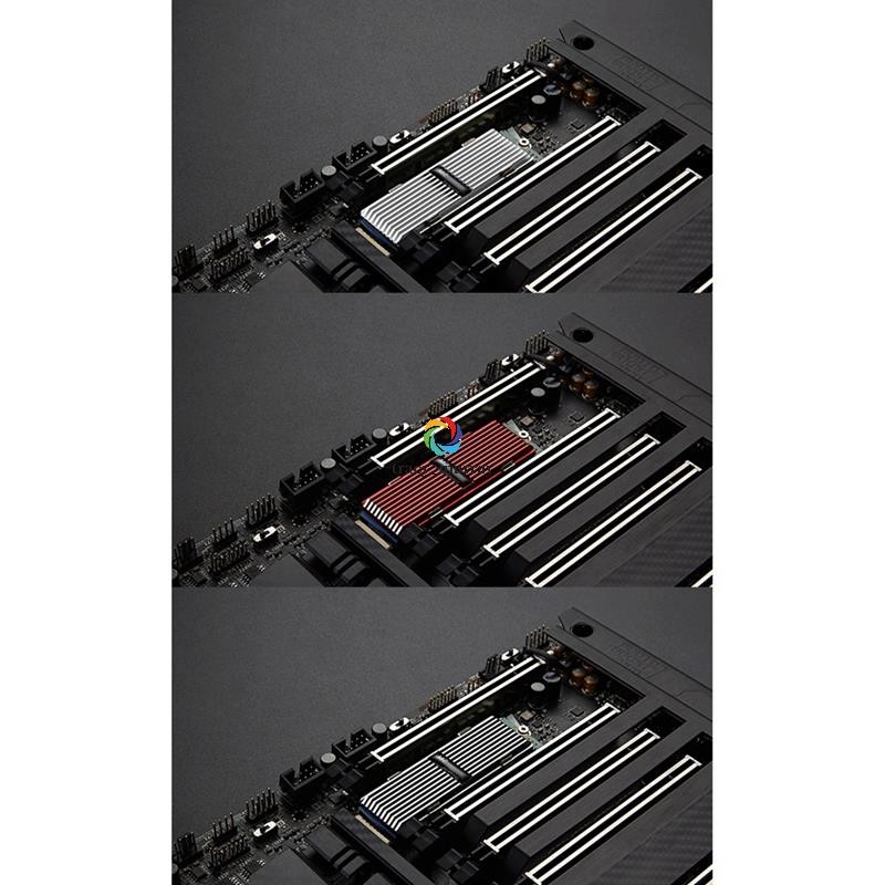 tracy_murray M2 ฮีทซิงค์กระจายความร้อนหม้อน้ํา M.2 Cooling Heat Sink สําหรับ NVME NGFF M.2 2280 SSD ฮาร์ดไดรฟ์